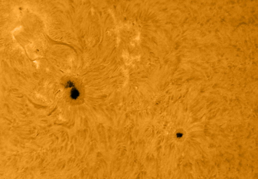 Sonne - AR2785 und AR2786