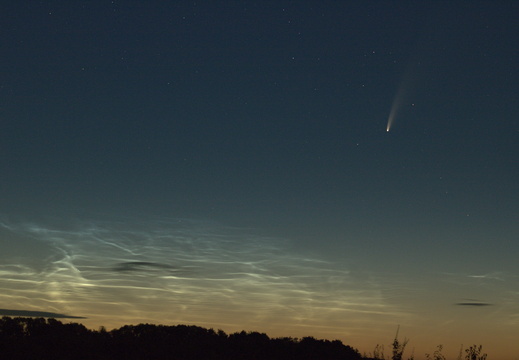 C/2020 F3 (NEOWISE) - Nightscape