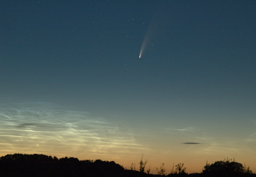 C/2020 F3 (NEOWISE) - Nightscape