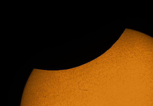 partielle Sonnenfinsternis - 2021